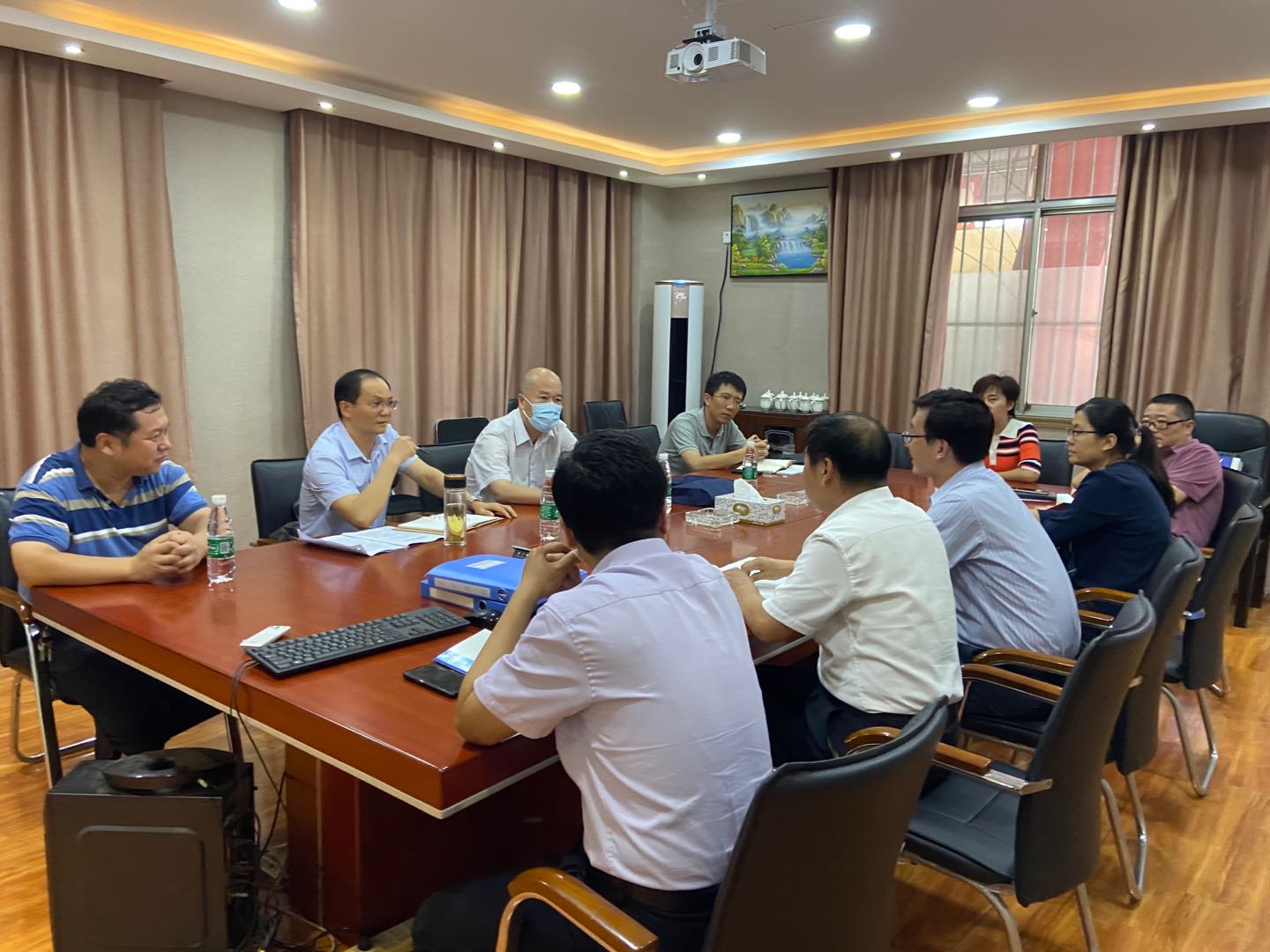 省总工会联合调研组来星空手机官网入口-星空(中国)集团调研